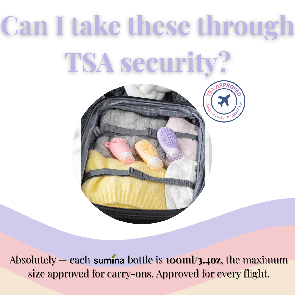 Sumina™ Premium Silicone Travel Bottles