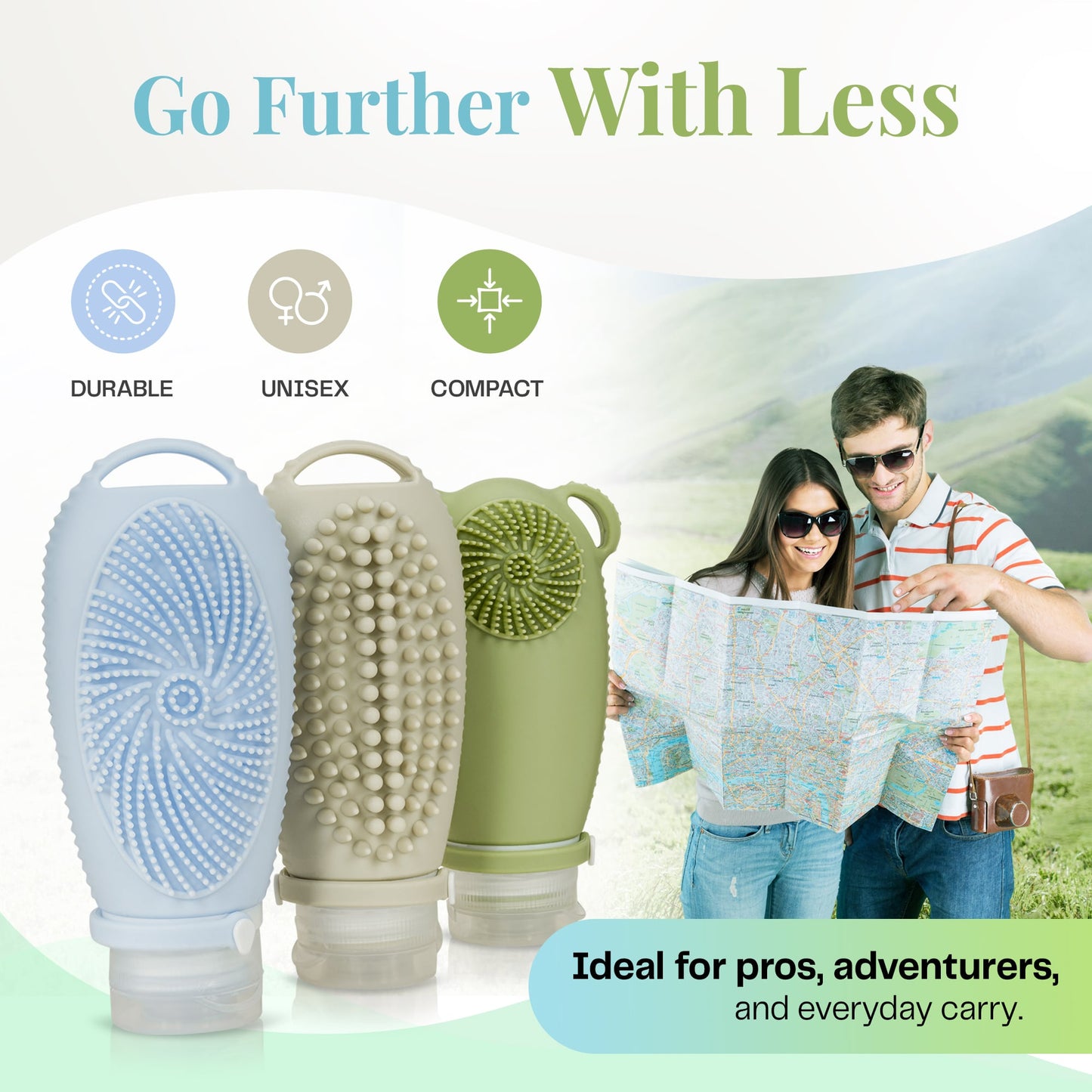 Sumina™ Premium Silicone Travel Bottles